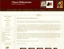 Tablet Screenshot of cheesedelicatessen.com